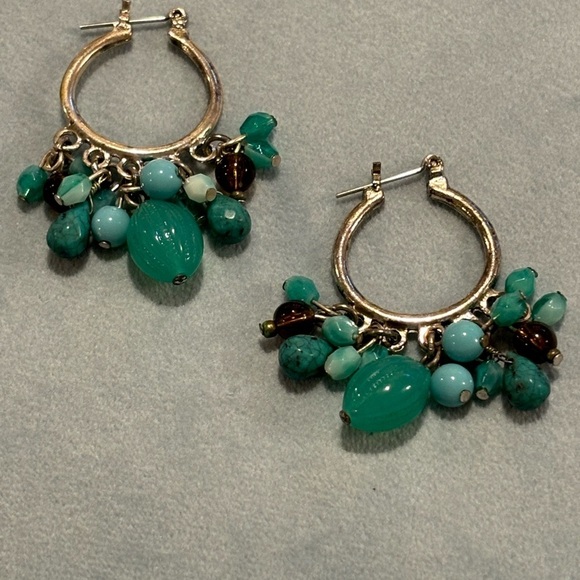 Boho Beaded Dangle Earrings - Picture 1 of 4